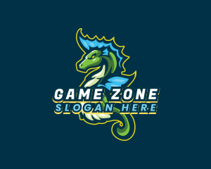 Seahorse Dragon Gaming logo design