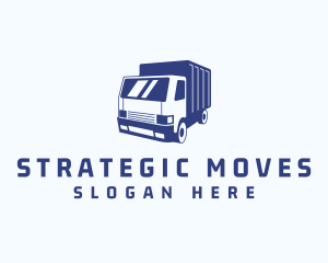 Shipping Truck Transport logo design