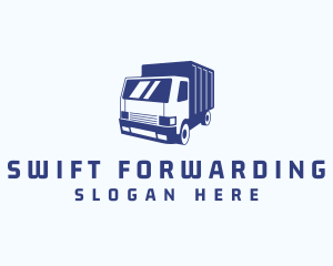 Shipping Truck Transport logo design