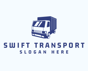 Shipping Truck Transport logo design