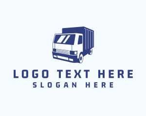 Truckload - Shipping Truck Transport logo design