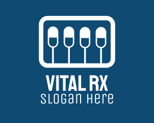 Prescription - Pill Medicine Storage logo design
