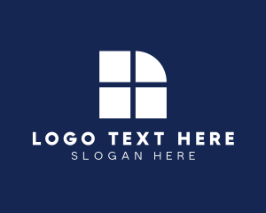 Simple Window Pane logo design