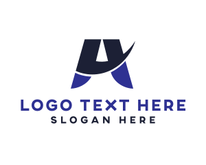 Financial - Modern Consultant Letter A logo design