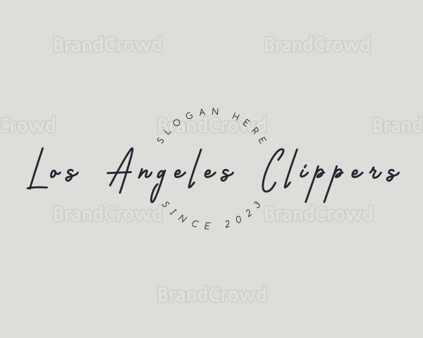 Handwritten Elegant Business Logo