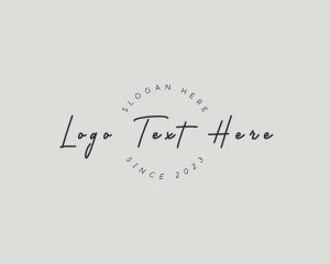 Luxe - Handwritten Elegant Business logo design
