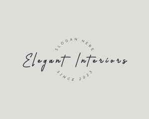 Handwritten Elegant Business logo design