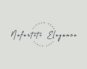 Handwritten Elegant Business logo design