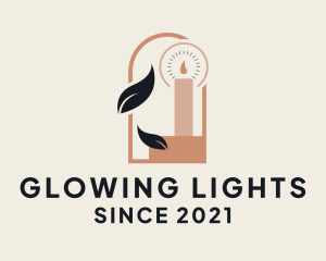 Boho Candle Light  logo design