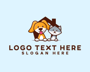 Cartoon - Pet Shelter Vet logo design