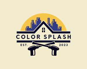 House Building Pressure Washing logo design