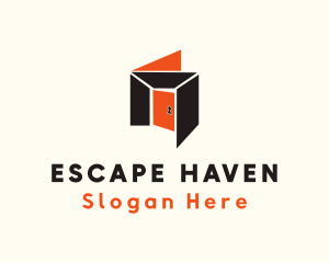 Escape - Room Security Lock logo design