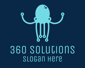 Startup Tech Octopus logo design