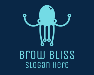 Startup Tech Octopus logo design