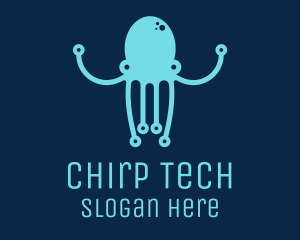 Startup Tech Octopus logo design