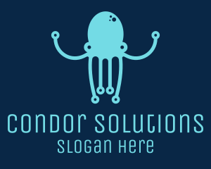 Startup Tech Octopus logo design