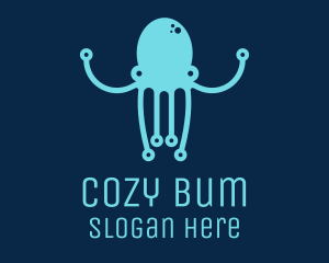 Startup Tech Octopus logo design