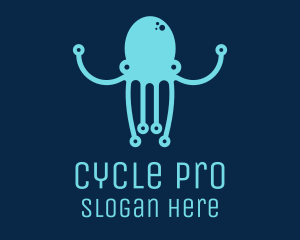 Startup Tech Octopus logo design