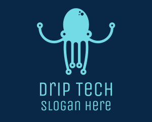 Startup Tech Octopus logo design