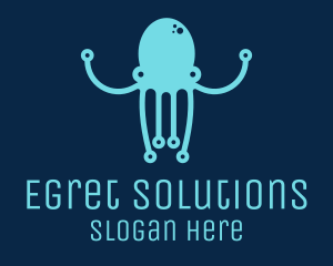 Startup Tech Octopus logo design