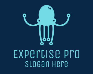 Startup Tech Octopus logo design