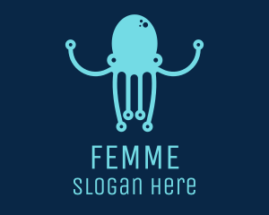 Startup Tech Octopus logo design