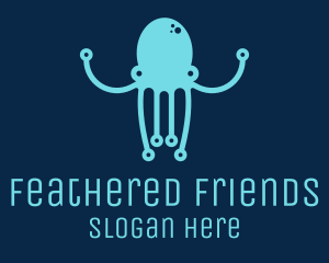 Startup Tech Octopus logo design