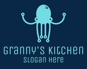 Startup Tech Octopus logo design