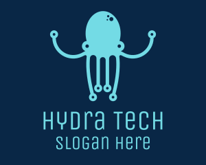 Startup Tech Octopus logo design