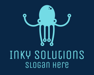 Startup Tech Octopus logo design