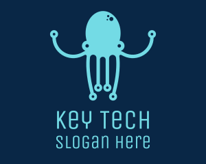 Startup Tech Octopus logo design