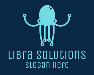 Startup Tech Octopus logo design