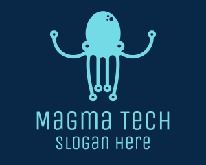 Startup Tech Octopus logo design