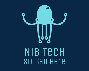 Startup Tech Octopus logo design