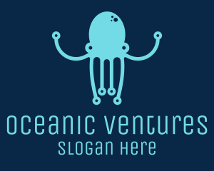 Startup Tech Octopus logo design