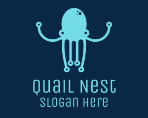 Startup Tech Octopus logo design