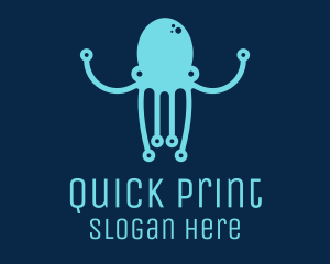 Startup Tech Octopus logo design