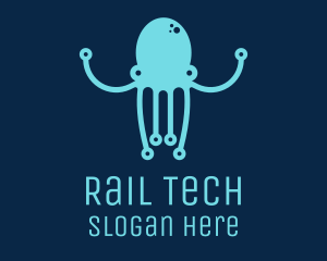 Startup Tech Octopus logo design