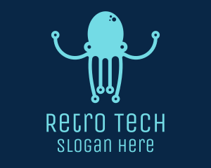 Startup Tech Octopus logo design