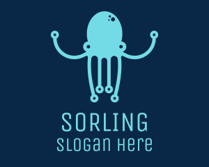 Startup Tech Octopus logo design