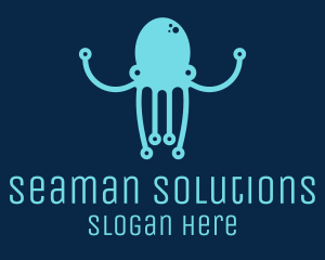 Startup Tech Octopus logo design