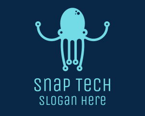 Startup Tech Octopus logo design