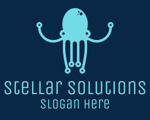 Startup Tech Octopus logo design