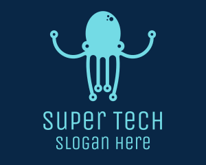 Startup Tech Octopus logo design