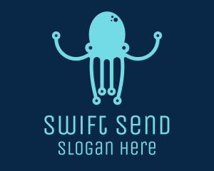 Startup Tech Octopus logo design