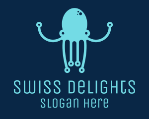 Startup Tech Octopus logo design