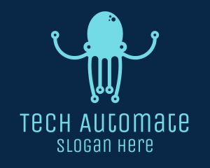 Startup Tech Octopus logo design