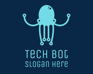 Startup Tech Octopus logo design