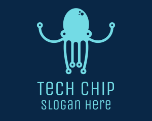 Startup Tech Octopus logo design