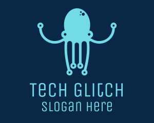 Startup Tech Octopus logo design